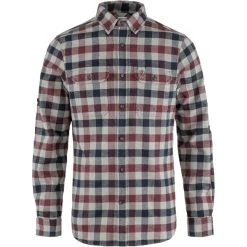 Fjallraven FJÄLLRÄVEN SKOG SHIRT M DARK GARNET FOG 23