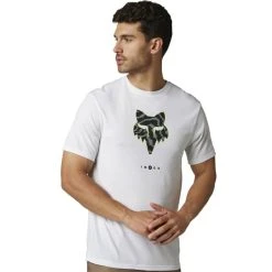 FOX NUKLR SS TECH TEE OPTICAL WHITE 23