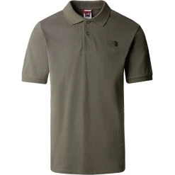 THE NORTH FACE M POLO PIQUET NEW TAUPE GREEN 23