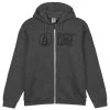 PICTURE BASEMENT ZIP HOODIE M DARK GREY MELANGE 23 2 PICTURE BASEMENT ZIP HOODIE M DARK GREY MELANGE 23 -Volcom Boutique 9 123646 basement zip hoodie m dark grey melange msw392 b 01