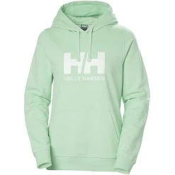 HELLY HANSEN LOGO HOODIE W MINT 23