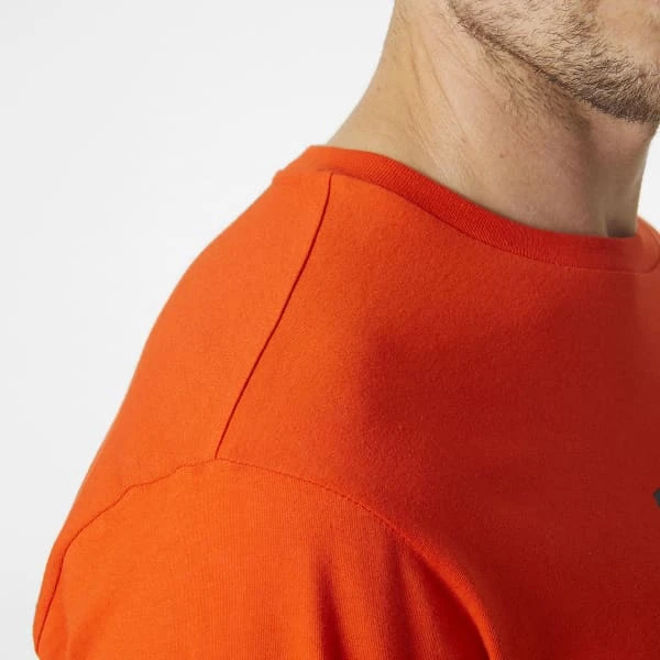 HELLY HANSEN LOGO T-SHIRT PATROL ORANGE 23 8 HELLY HANSEN LOGO T-SHIRT PATROL ORANGE 23 – Image 6