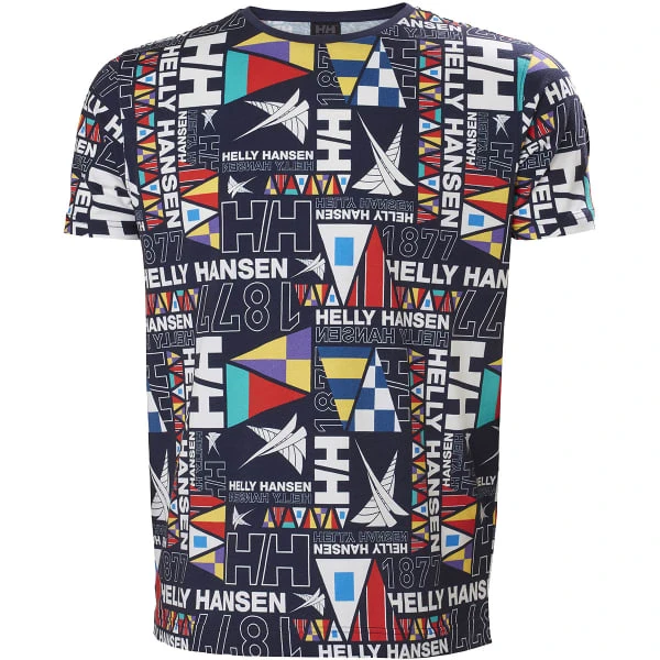 HELLY HANSEN NEWPORT T-SHIRT NAVY BURGEE AOP 23 3 HELLY HANSEN NEWPORT T-SHIRT NAVY BURGEE AOP 23