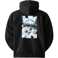 THE NORTH FACE MEN’S PRINTED HEAVYWEIGHT PULLOVER HOODIE TNF BLACK 23 -Volcom Boutique 9 125878 nf0a7wtejk3 02