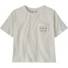 PATAGONIA W'S '73 SKYLINE ORGANIC EASY CUT POCKET TEE BIRCH WHITE 23