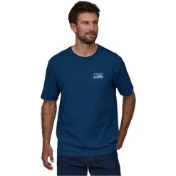 PATAGONIA M'S '73 SKYLINE ORGANIC T-SHIRT LAGOM BLUE 23 -Volcom Boutique 9 126756 37534 lmbe 03