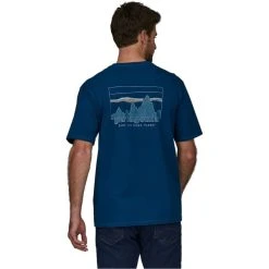 PATAGONIA M'S '73 SKYLINE ORGANIC T-SHIRT LAGOM BLUE 23 -Volcom Boutique 9 126756 37534 lmbe 04