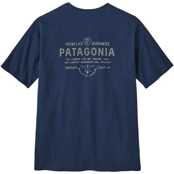 PATAGONIA M'S FORGE MARK RESPONSIBILI-TEE LAGOM BLUE 23 4 PATAGONIA M'S FORGE MARK RESPONSIBILI-TEE LAGOM BLUE 23 – Image 2