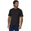 PATAGONIA M'S FORGE MARK CREST POCKET RESPONSIBILI- TEE INK BLACK 23 -Volcom Boutique 9 126767 37656 inbk 01